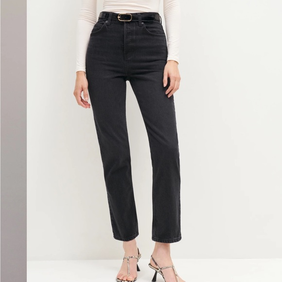 Reformation Cynthia High Rise Straight - Picture 3 of 7